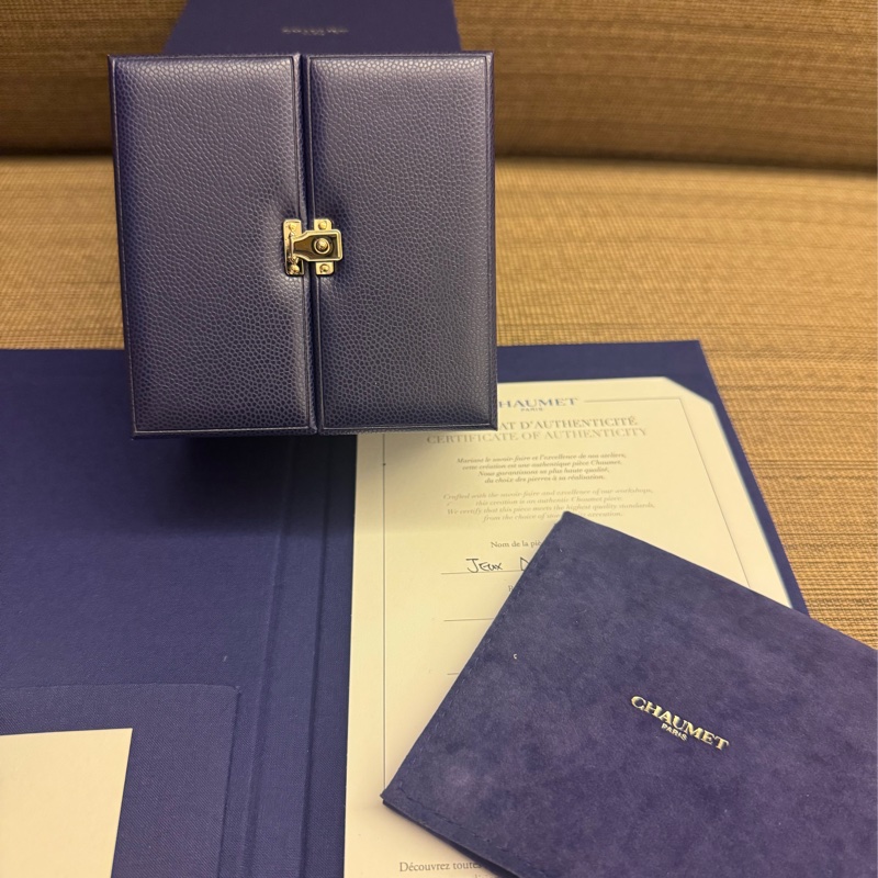 CHAUMET JEUX DE LIENS 18k白金滿鑽 necklace-7