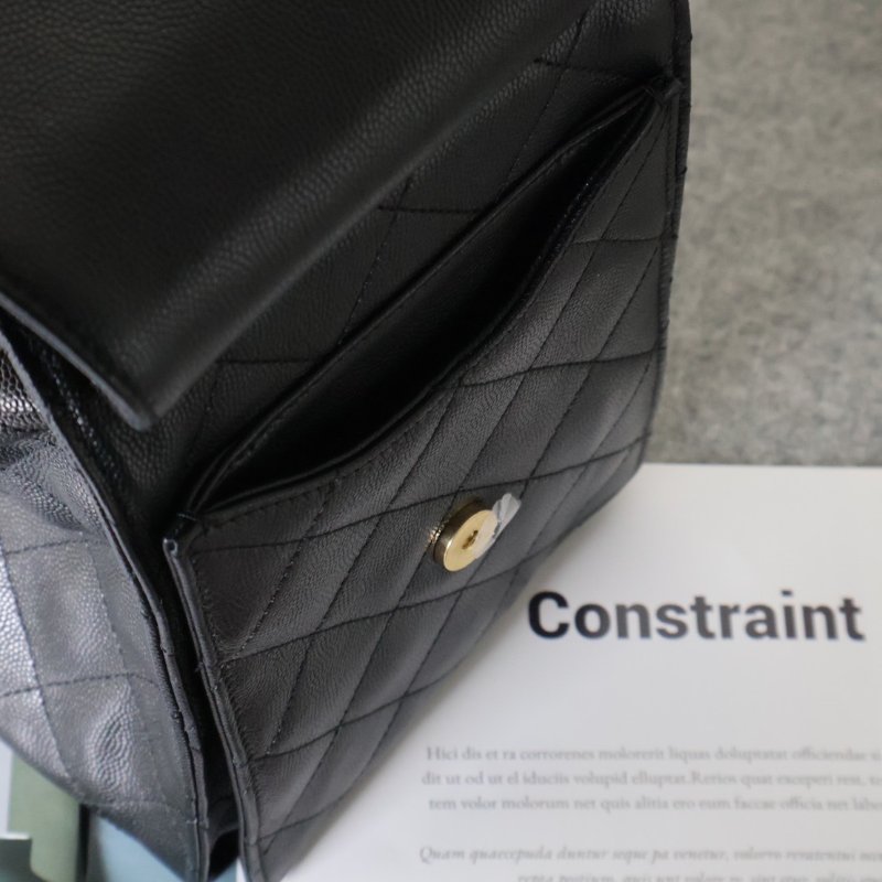 CHANEL 25 Hobo bag - 中號黑金-9