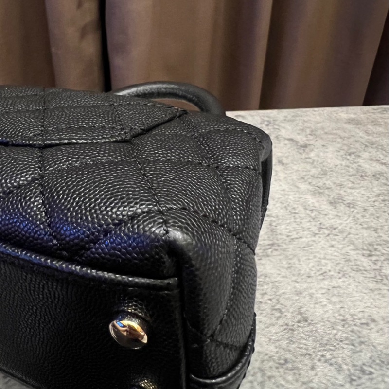 Chanel coco handle mini 芯片款 黑金 近新商品-4