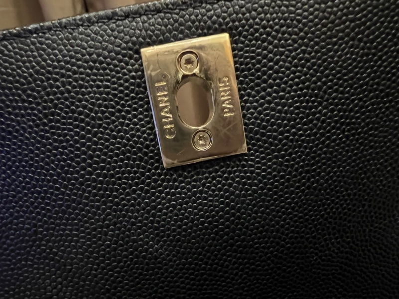 Chanel coco handle mini 芯片款 黑金 近新商品-14