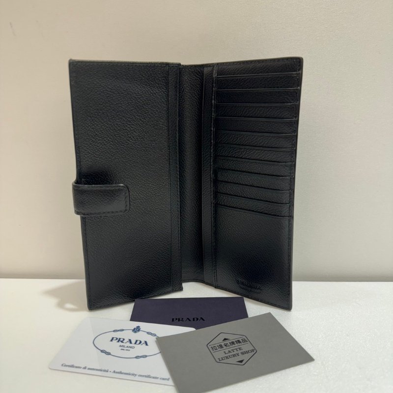 PRADA 對開長夾/皮夾 88成新-2