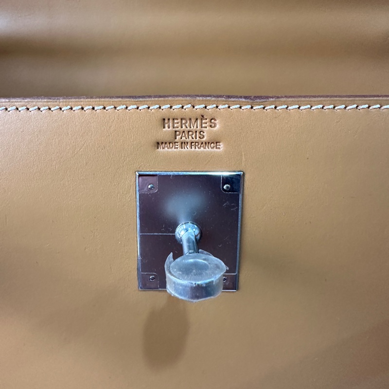 愛馬仕 雙環外缝32 Kelly 馬鞍皮 肩帶鎖具齊全，框F刻-16