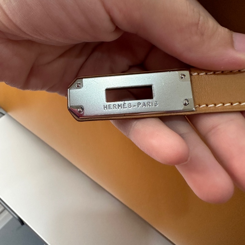 愛馬仕 雙環外缝32 Kelly 馬鞍皮 肩帶鎖具齊全，框F刻-17