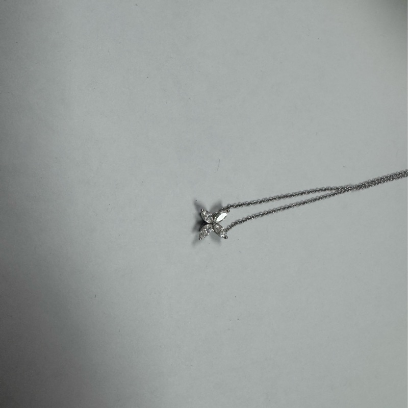 Tiffany&co. victoria mini鑽石項鍊-3