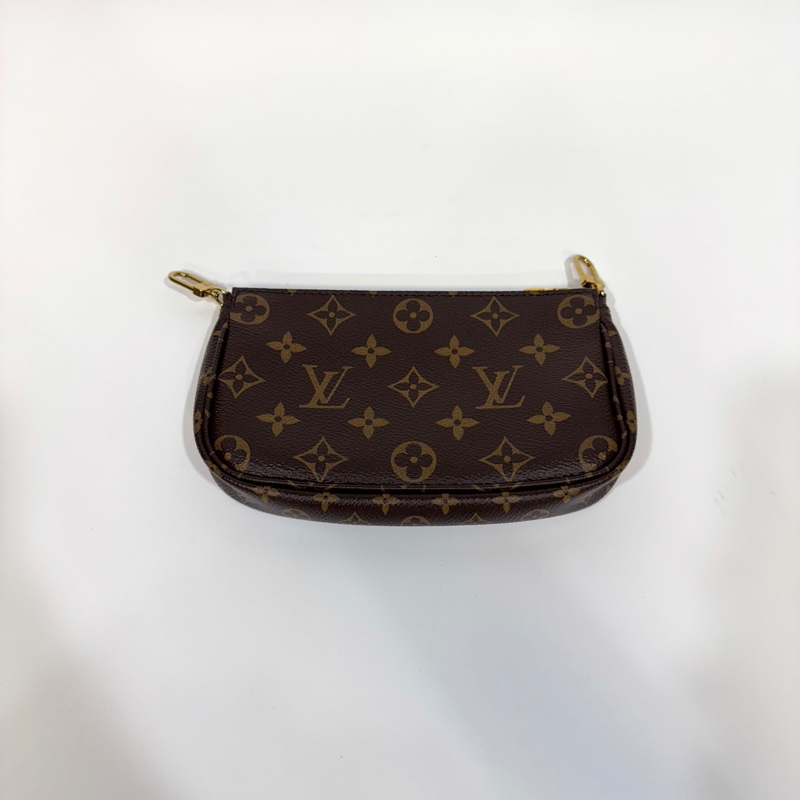 LV原花綠背帶五合一麻將包M44813-12