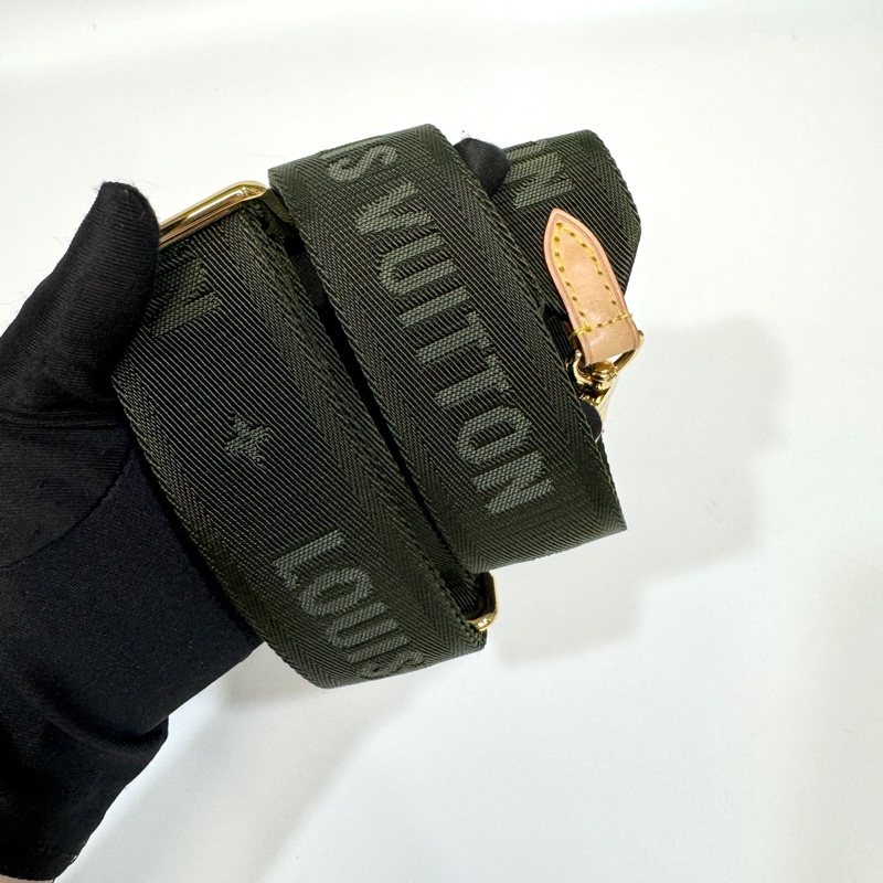 LV原花綠背帶五合一麻將包M44813-21