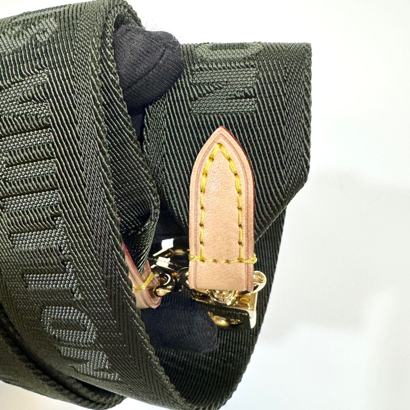 LV原花綠背帶五合一麻將包M44813-22