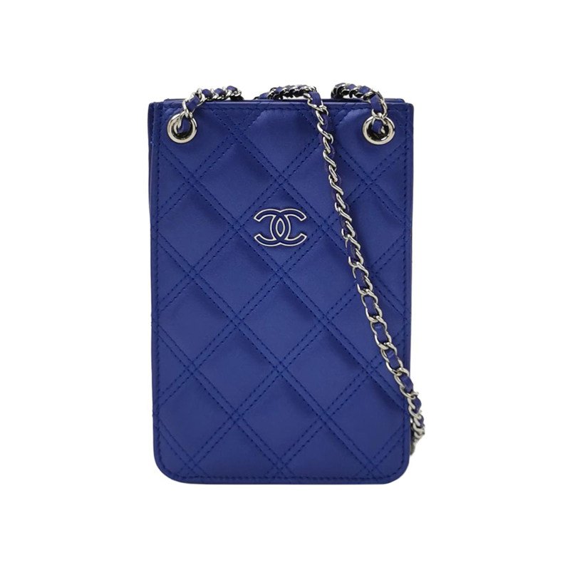 Chanel 牛皮 純色 絎縫 雙C 標識 單肩包-0