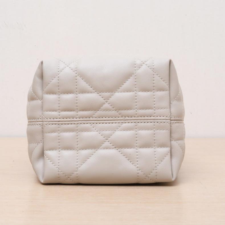 米色 皮革C 金釦 2025 Toujours 豎版 13cm-3