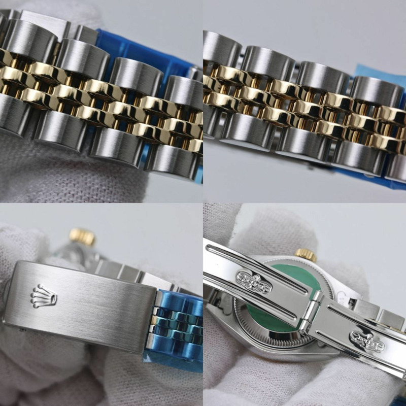 ROLEX 勞力士 Datejust 10 枚鑽石白殼腕錶 79173NG 女款 18K 黃金與不鏽鋼 40080-7