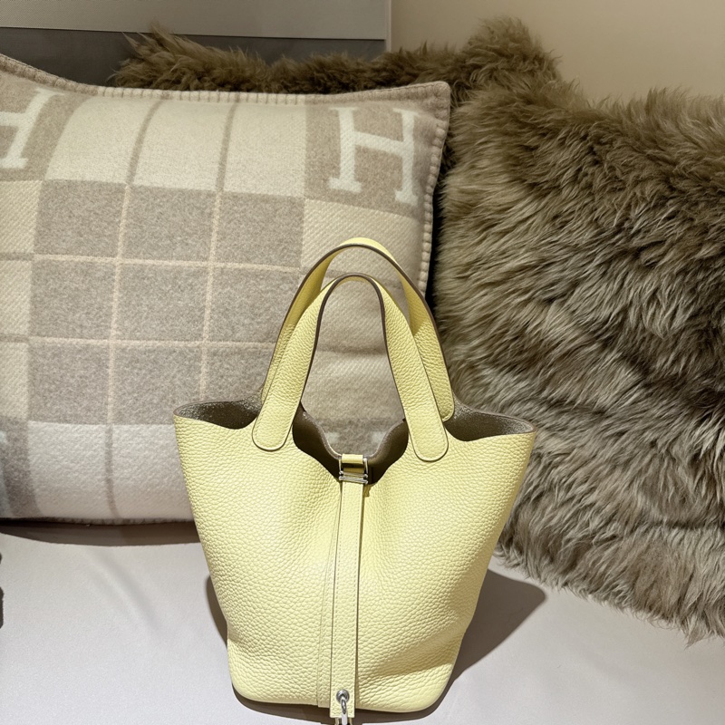 Hermes 菜籃子18 🐤絕版小雞黃-0