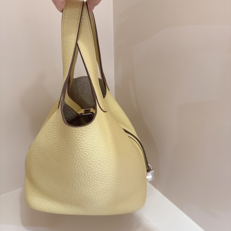 Hermes 菜籃子18 🐤絕版小雞黃-3