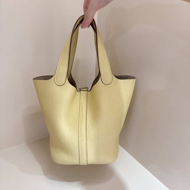 Hermes 菜籃子18 🐤絕版小雞黃-11