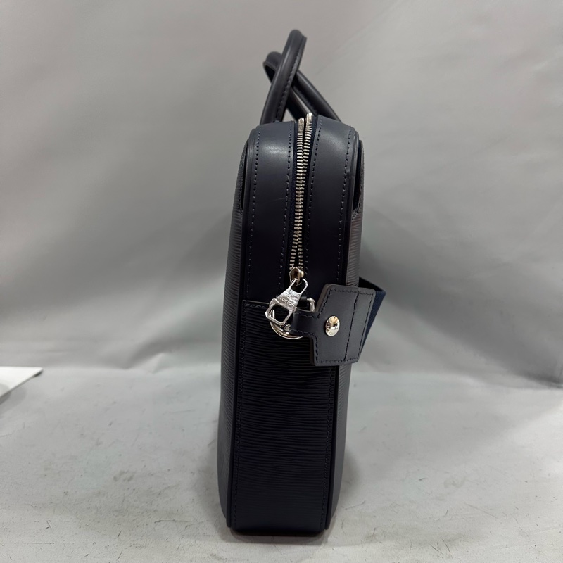 LV M54405 藍色水波紋EPI手提斜背公事包-1