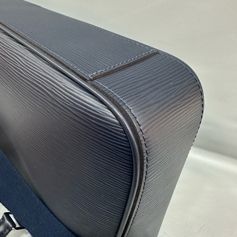LV M54405 藍色水波紋EPI手提斜背公事包-18