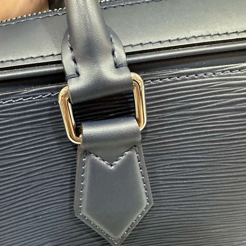 LV M54405 藍色水波紋EPI手提斜背公事包-27