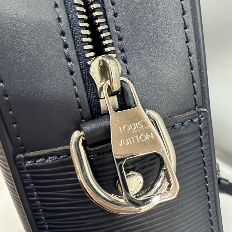 LV M54405 藍色水波紋EPI手提斜背公事包-41