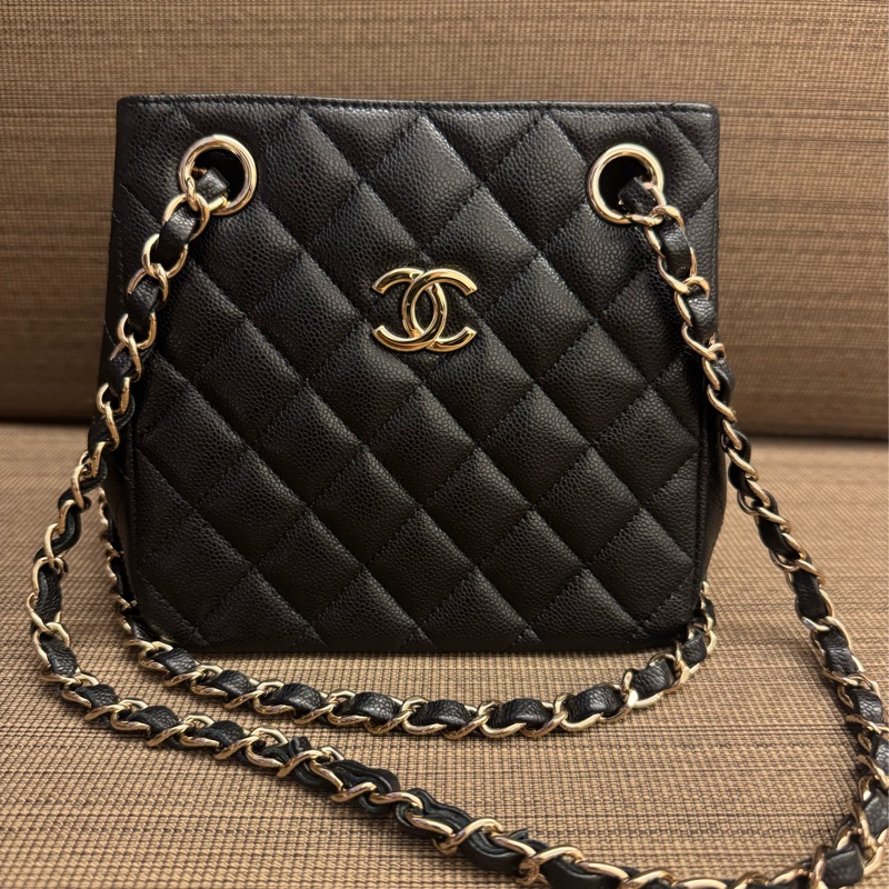 CHANEL mini tote 兩用 芯片款-0