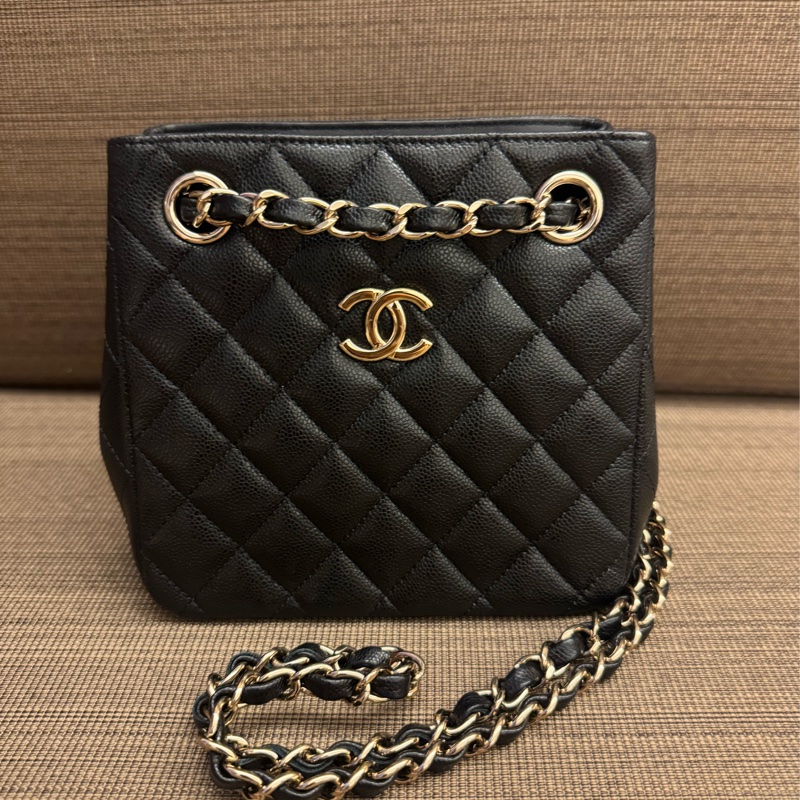 CHANEL mini tote 兩用 芯片款-3