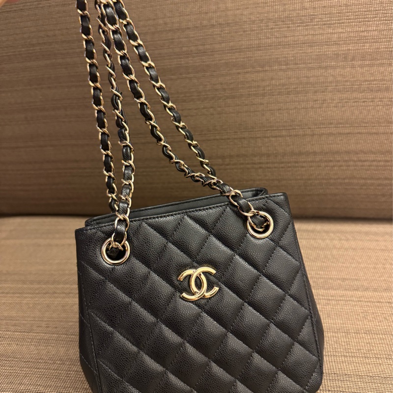 CHANEL mini tote 兩用 芯片款-4