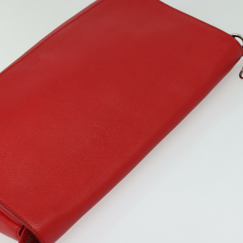 【日本直送】路易威登 Parnasea Esan Ciel 背包，紅色皮革，貨號 M94448，LV 正品，編號 139078-5