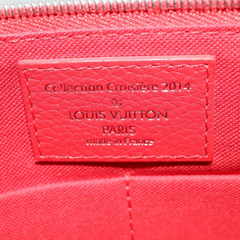 【日本直送】路易威登 Parnasea Esan Ciel 背包，紅色皮革，貨號 M94448，LV 正品，編號 139078-18