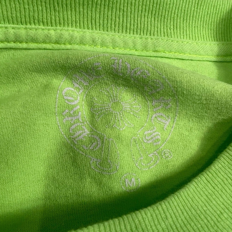 Chrome Hearts 克羅心 螢光綠 火焰 長袖-2
