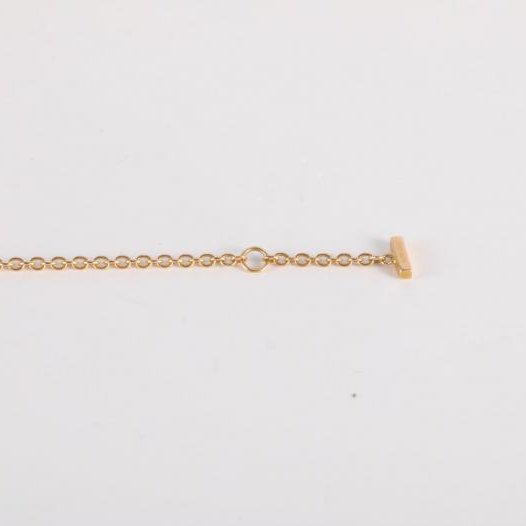 Tiffany T微笑手鏈 18K黃金/鑽石 S-M碼 黃金 T 18K微笑手鏈-5