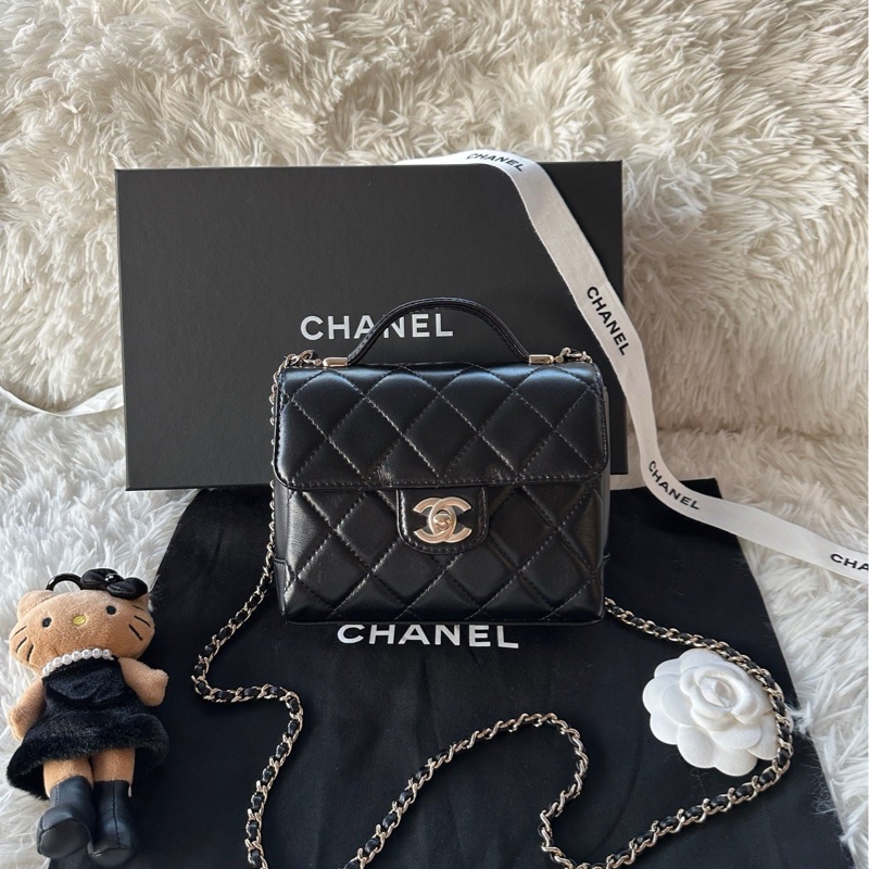 香奈兒 Chanel 25b 羊皮 手提 斜挎 單肩-0