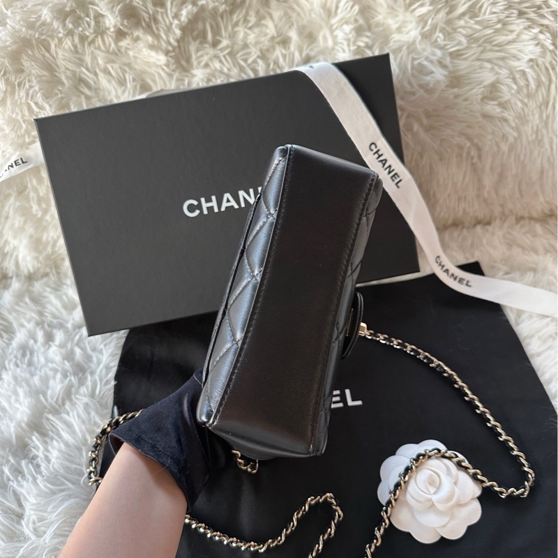 香奈兒 Chanel 25b 羊皮 手提 斜挎 單肩-4