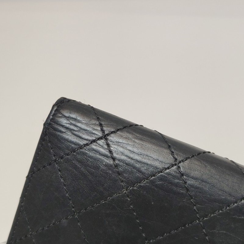 Chanel 2.55 Bag 牛皮 菱格 絎縫 長方形旋扣 錢包-17