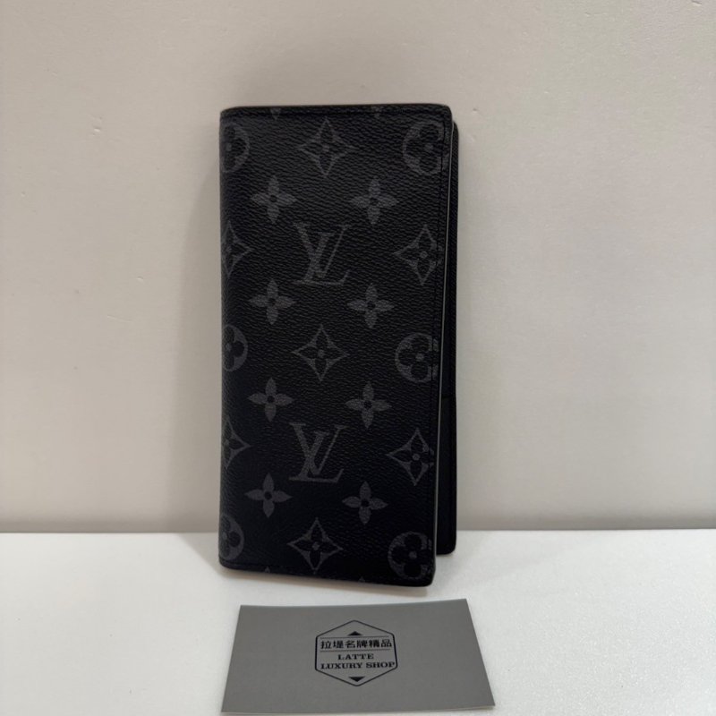 LV 對開 長夾/皮夾 M61697 9成新-0