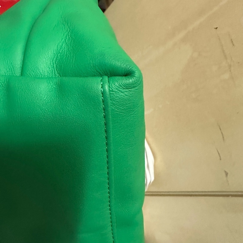 LONGCHAMP LE PLIAGE XTRA系列牛皮手提/斜背兩用水餃包(迷你/草綠)-12