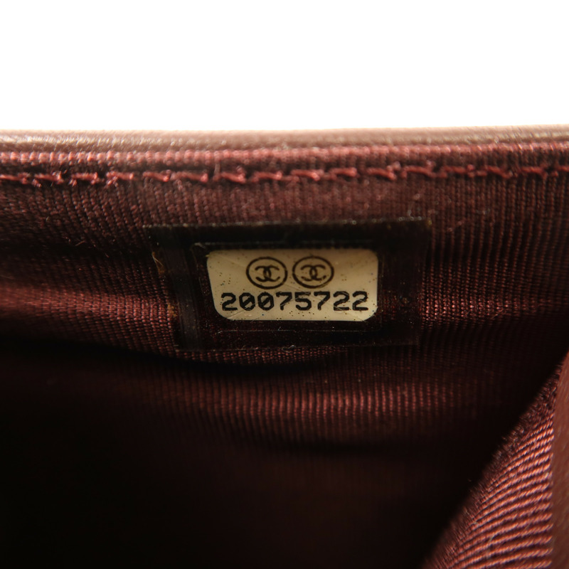 CHANEL 羊皮皮革Classic Flap Long Wallet金扣長錢包-6