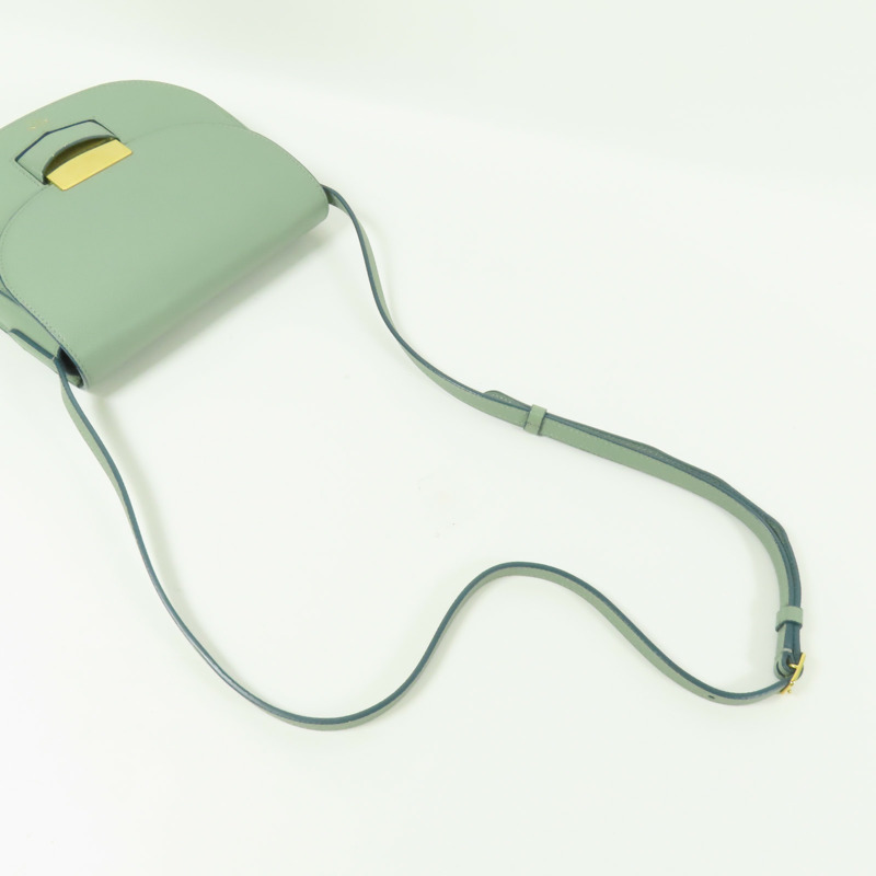 CELINE 牛皮皮革Trotteur金扣肩背袋-5