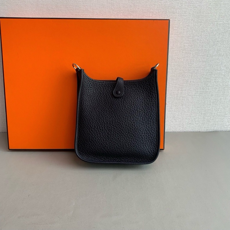 Hermes 愛馬仕 mini evelyne 伊芙琳水兵藍 💙-5