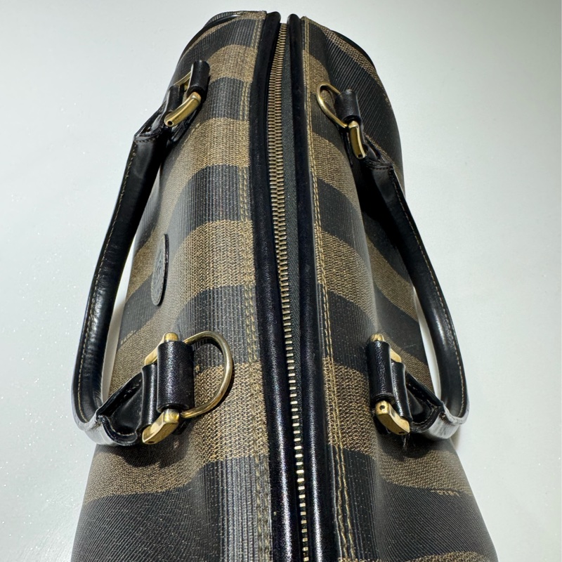 Fendi vintage 直紋波士頓包-2