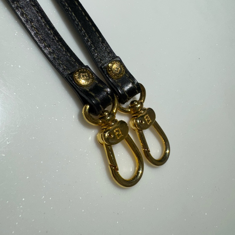 Fendi vintage 直紋波士頓包-19