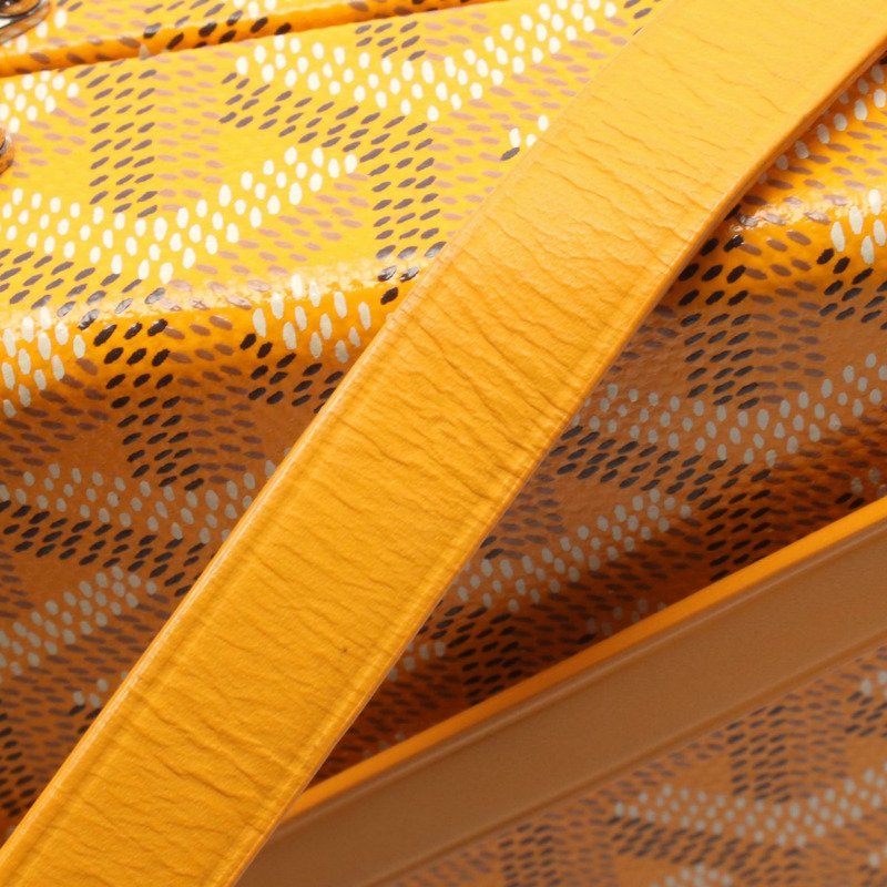 GOYARD Menodiaire Trunk 斜背包 單肩包 帆布 皮革 黃色 多色-5