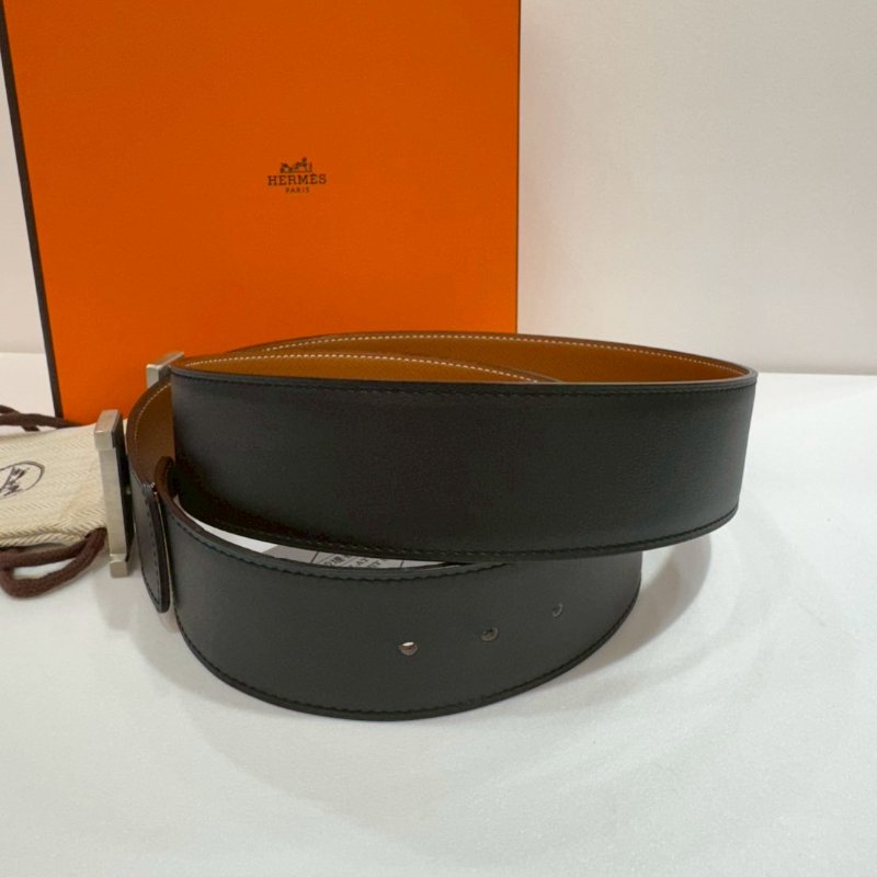 HERMES 雙面 皮帶/腰帶 88成新-2