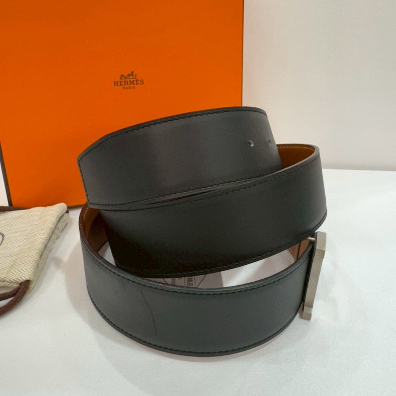 HERMES 雙面 皮帶/腰帶 88成新-4