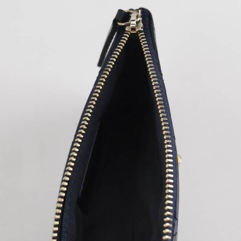 Chanel 2.55 Bag 油蠟皮 純色 菱格紋 矩形旋扣 零錢包-5