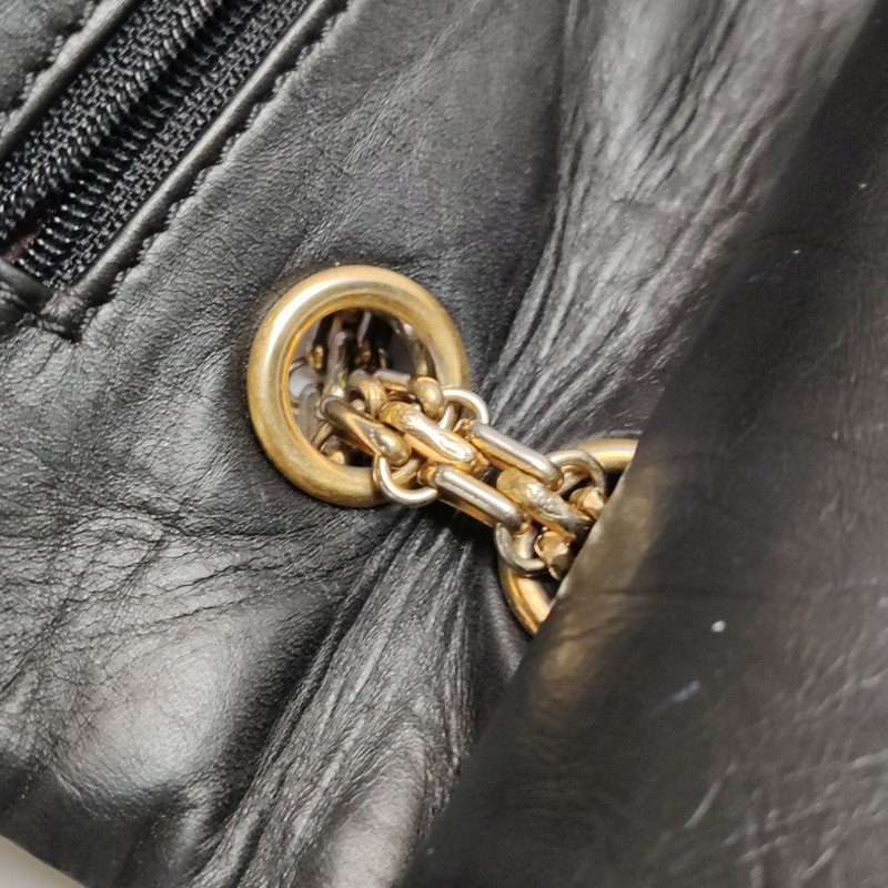 Chanel 2.55 Flag Bag 經典款 油蠟皮 菱格 絎縫 矩形旋扣 單肩包-13