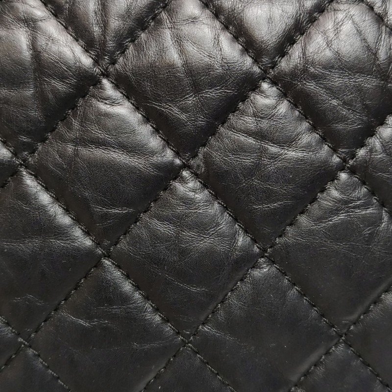 Chanel 2.55 Flag Bag 經典款 油蠟皮 菱格 絎縫 矩形旋扣 單肩包-15