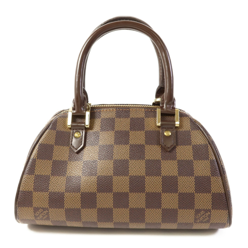 LOUIS VUITTON Damier Rivera Mini金扣手挽袋-0