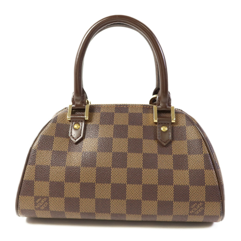 LOUIS VUITTON Damier Rivera Mini金扣手挽袋-1