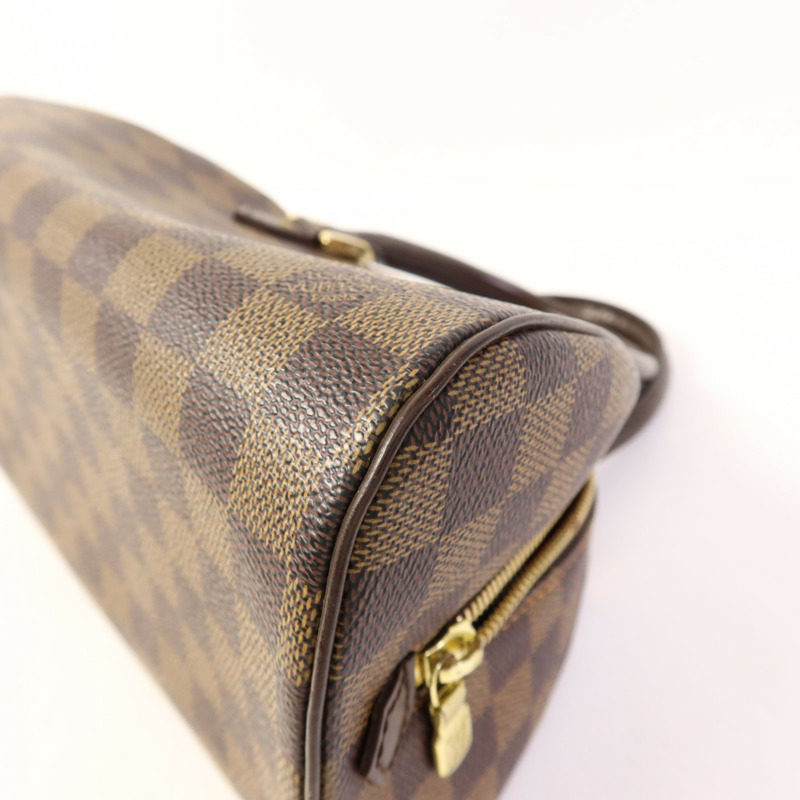LOUIS VUITTON Damier Rivera Mini金扣手挽袋-9