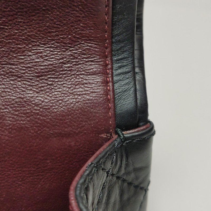 Chanel 2.55 Flag Bag 經典款 大號 油蠟皮 菱格 絎縫 長方形旋扣 單肩包-10