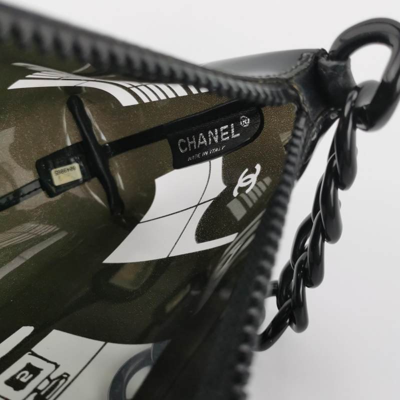 Chanel Windows 字母 Logo 櫥窗 塗鴉 中古 單肩包-7