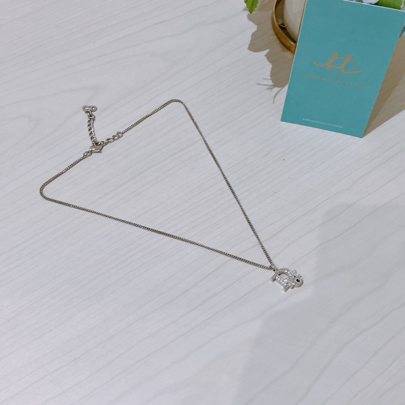 TK1803 CHRISTIAN DIOR 迪奧經典水晶字項鏈CLASSIC CRYSTAL LOGO NECKLACE-7